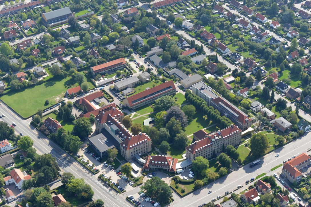 Sankt Lukas Stiftelsen set fra luften Foto: Sankt Lukas Stiftelsen