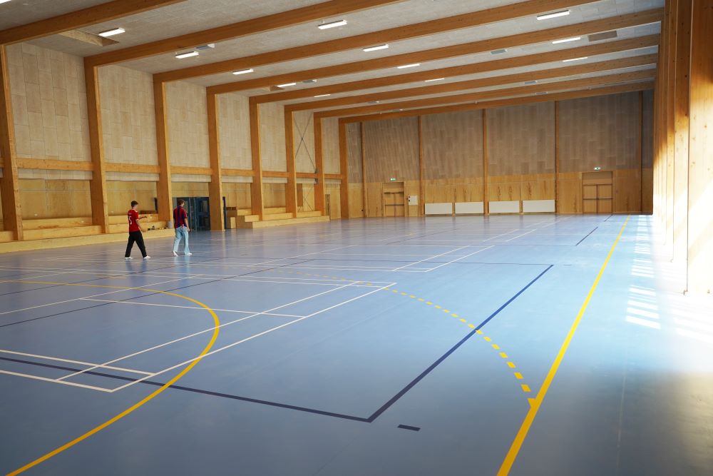 Det Blå Gymnasium og Tønder Handelsskoles nye hal Foto: Det Blå Gymnasium og Tønder Handelsskole
